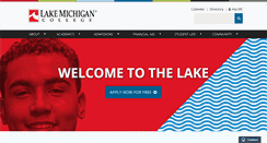Desktop Screenshot of lakemichigancollege.edu